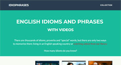Desktop Screenshot of idiophrases.com